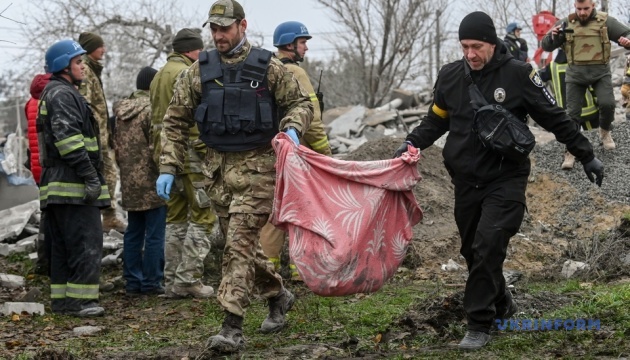 Кількість загиблих під завалами у Вільнянську на Запоріжжі зросла до семи