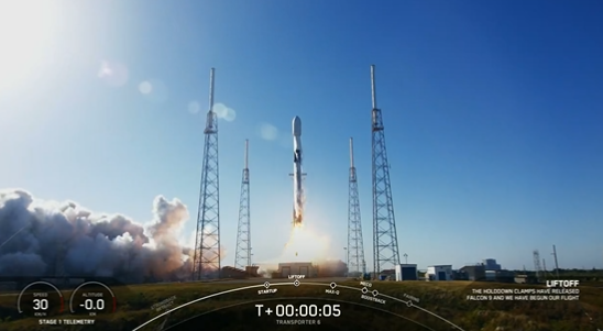 Компанія SpaceX запустила на орбіту український супутник