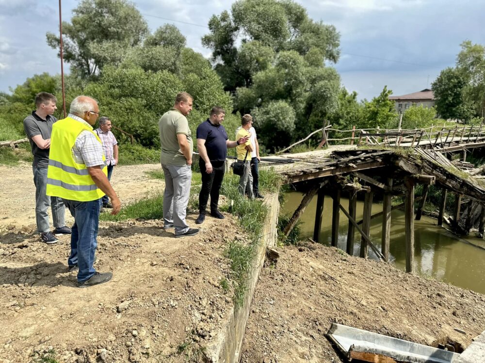 На Львівщині розпочали будівництво мосту через річку Дністер