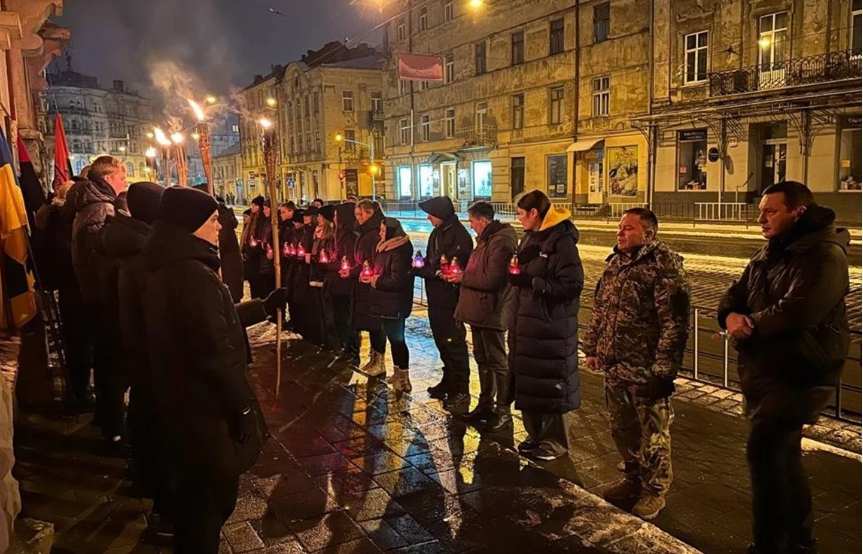 На Львівщині вшанували пам’ять членів ОУН Василя Біласа та Дмитра Данилишина