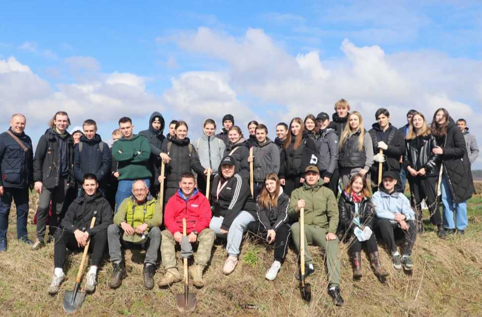 Найбільшу липову алею в Україні висадили на Львівщині