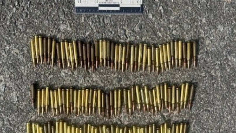 Під час виїзду про домашнє насильство правоохоронці виявили схрон з боєприпасами
