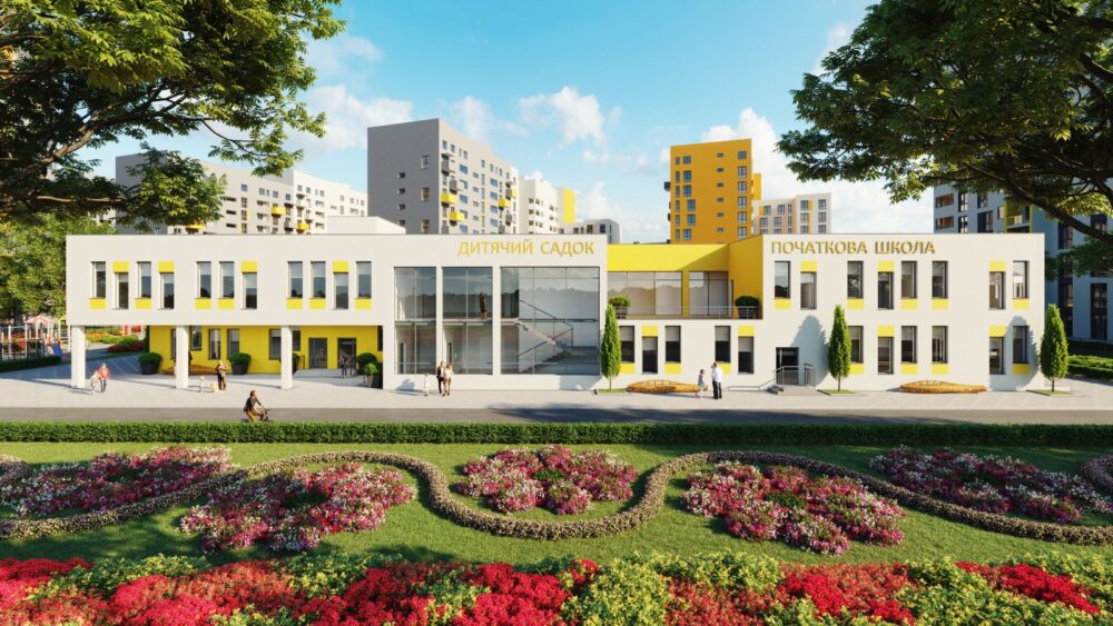 Будівництво школи в Riel City активно триває