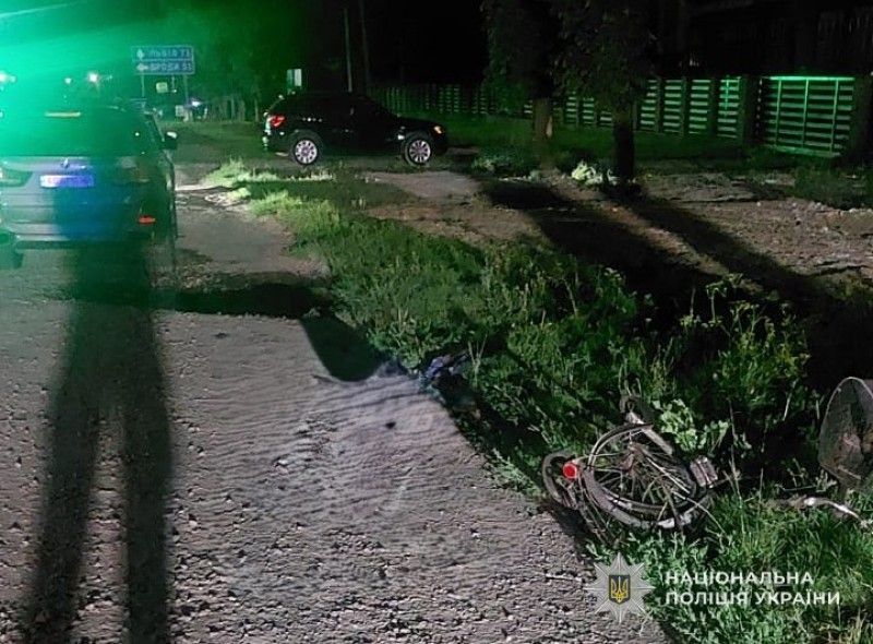 На Львівщині водій BMW X5 на смерть збив 61-річного велосипедиста