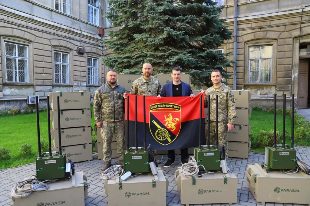 Львівщина передала 45-й артилерійській бригаді сучасні засоби РЕБ (фото)