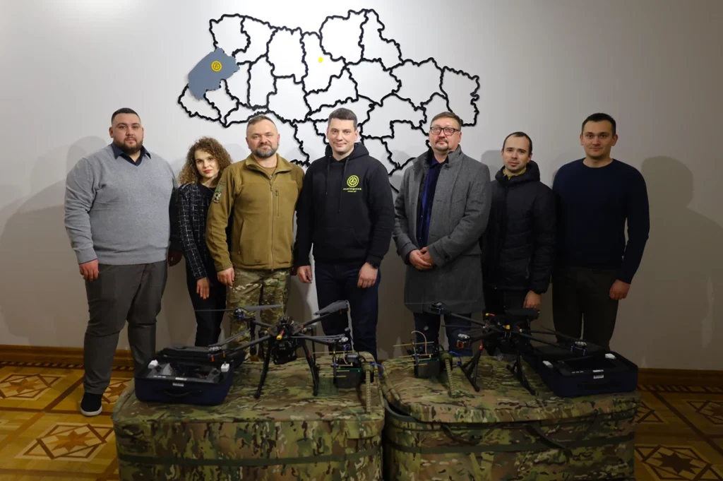 Бійці оперативного призначення «Хартія» отримали 4 комплекси БпАК за підтримки Львівської ОВА (фото)