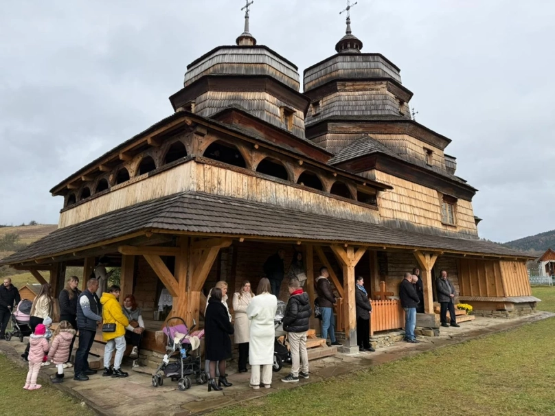 В Ісаї на Львівщині після 8 років реставрації відкрили стародавню церкву