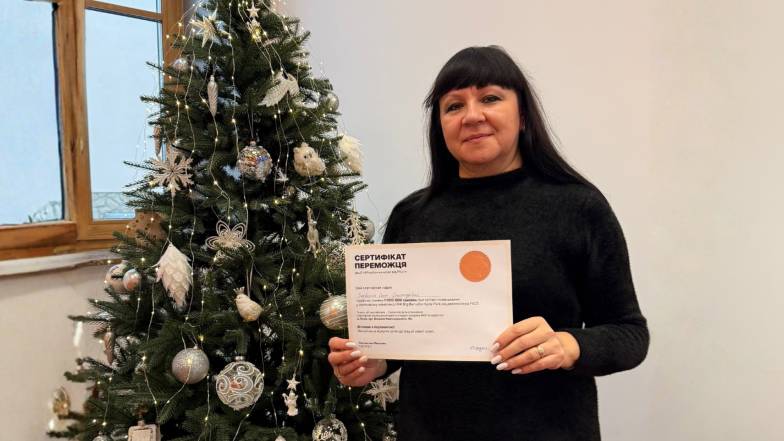 Переможниця львівської акції «Мільйон на мрію від РІЕЛ» отримала свій виграш