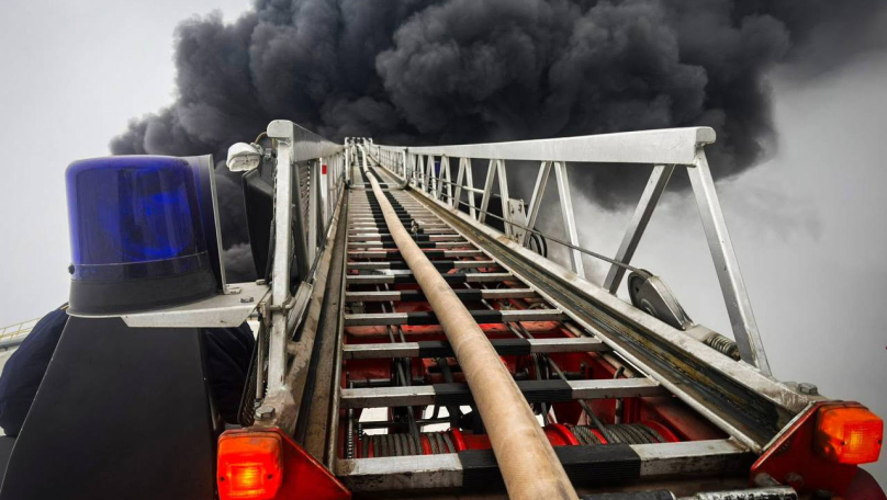 Через російську атаку на Львівщині продовжують фіксувати задимлення