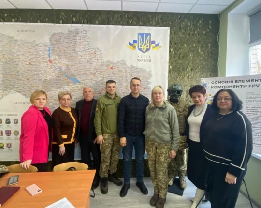 У Львівському професійному коледжі сфери обслуговування та поліграфії створили сучасний осередок для вивчення предмета «Захист України»