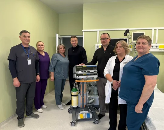 Підберізцівська громада передала Львівському обласному госпіталю інноваційну електрохірургічну систему BOWA