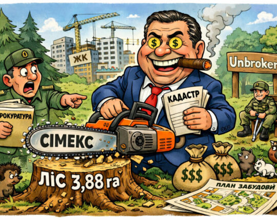 Ще мінус 3,88 гектара? Як у Брюховичах під час війни намагаються красти ліс