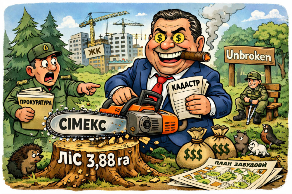 Ще мінус 3,88 гектара? Як у Брюховичах під час війни намагаються красти ліс