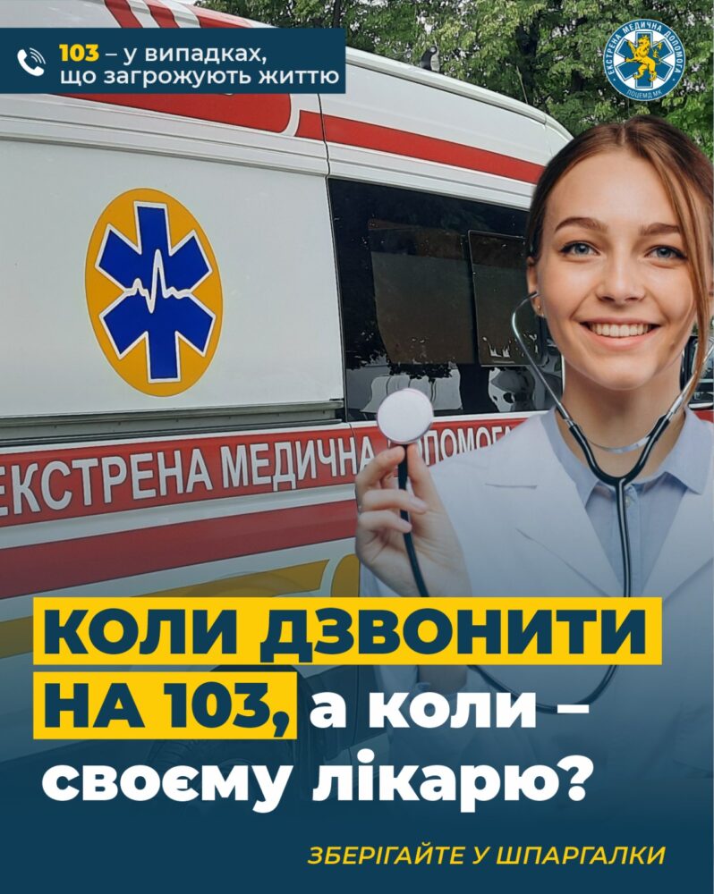 Львівські медики пояснили, коли варто викликати екстрену допомогу (відео)