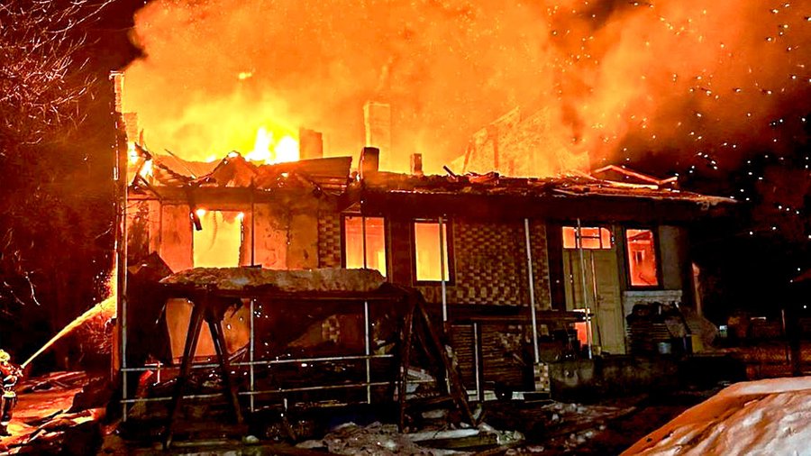 На Львівщині у селі Тишковичі горів житловий будинок