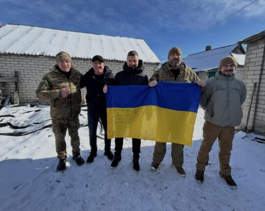 Волонтери Львівської митниці відвідали захисників на Донеччині та Харківщині під час 23-ї поїздки на фронт (фото)