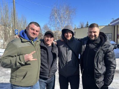 Волонтери Львівської митниці відвідали захисників на Донеччині та Харківщині під час 23-ї поїздки на фронт (фото)