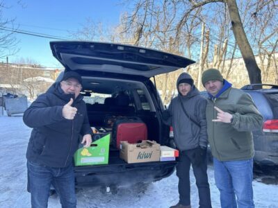 Волонтери Львівської митниці відвідали захисників на Донеччині та Харківщині під час 23-ї поїздки на фронт (фото)