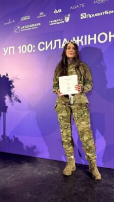 Маргарита Омеляненко із батальйону «Свобода» потрапила в рейтинг УП 100: СИЛА ЖІНОК