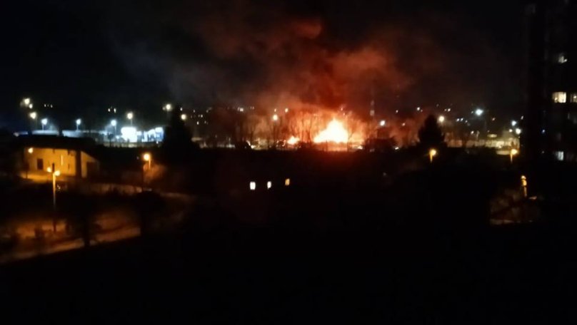 У Львові на вулиці Хмельницького вибухнув автобус (відео)