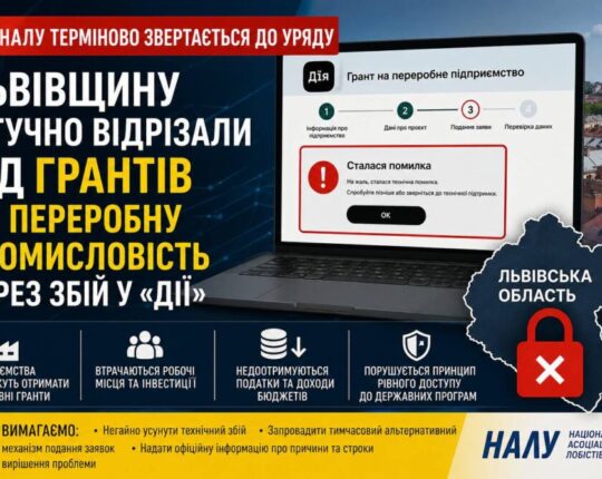 Підприємців Львівщини штучно відрізали від грантів на переробну промисловість через збій у «Дії»