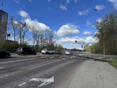 Повалені дерева, пошкоджені авто та знеструмлення: Львівщина оговтується від негоди