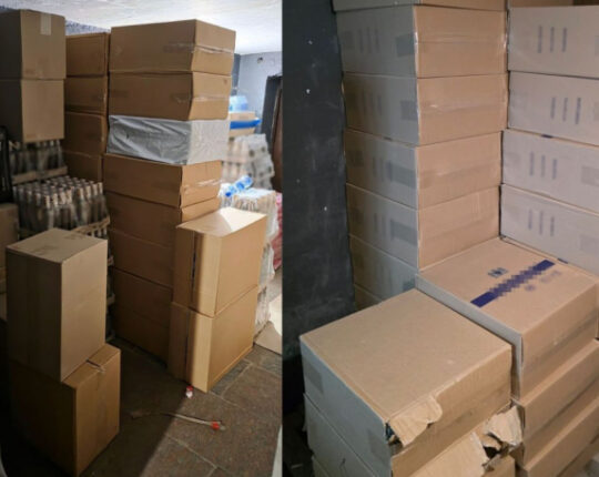 На Львівщині викрили склад контрафактного алкоголю та сигарет