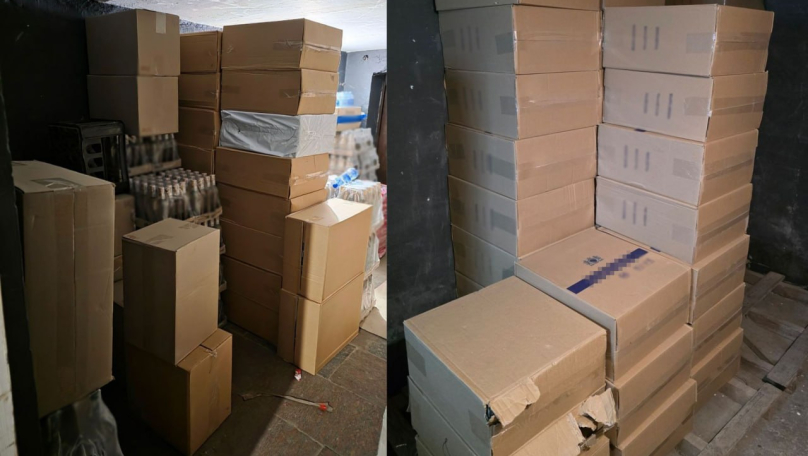 На Львівщині викрили склад контрафактного алкоголю та сигарет