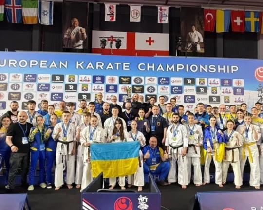 Каратисти з Львівщини завоювали 15 медалей на чемпіонаті Європи