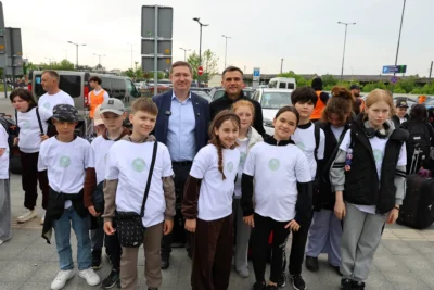 Львівщина зустріла перших учасників «Карпатської зміни» – 200 дітей зі Сумської та Харківської областей (фото)