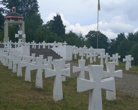 На Львівщині фахівці меморіально-пошукового центру «Доля» упорядкували військові меморіали (фото)