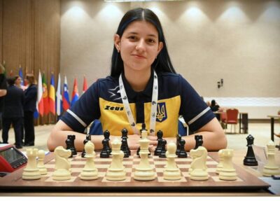 15-річна львів’янка Анастасія Гнатишин виграла дорослий чемпіонат Європи-2026 із шахів