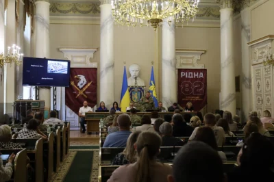 На Львівщині відбулася велика зустріч із родинами безвісти зниклих, полонених та загиблих воїнів 82-ї Буковинської бригади (фото)