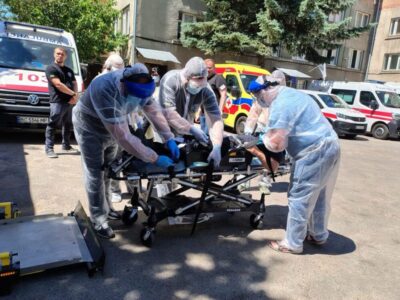 У львівському Центрі екстреної медицини практикували дотримання інфекційного контролю (фото)
