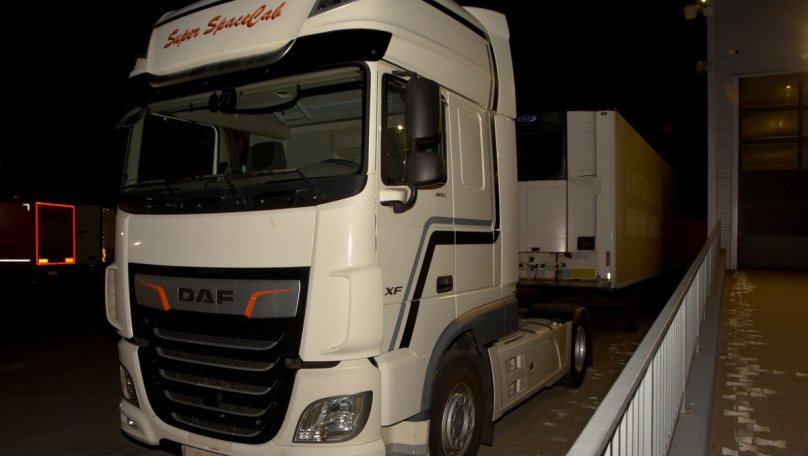 На кордоні з Україною затримали вантажівку DAF, яку майже два роки розшукували в Бельгії