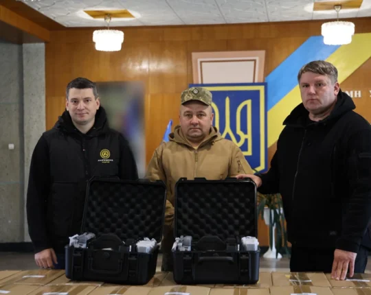 Військові 24-ї окремої механізованої бригади імені Короля Данила отримали 99 квадрокоптерів для підсилення