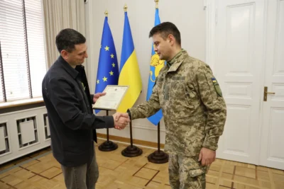 Львівська ОДА відзначила військових, які захищають небо над Україною (фото)